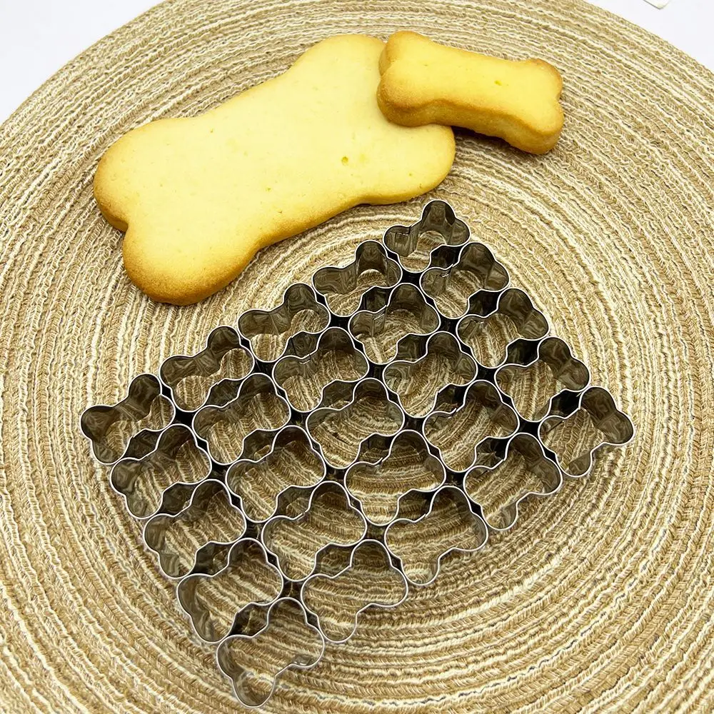 

Stainless Steel Small Bone Cookie Molds For Baking, Flipping Sugar, DIY Cookie Cutting, 25 Mini Bone Molds