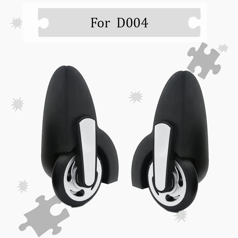 

For D004 Suitcase Front Replacement Wheel Fixed-direction Straight-track Roller Durable and Quiet Rolling Suitcase Accessories