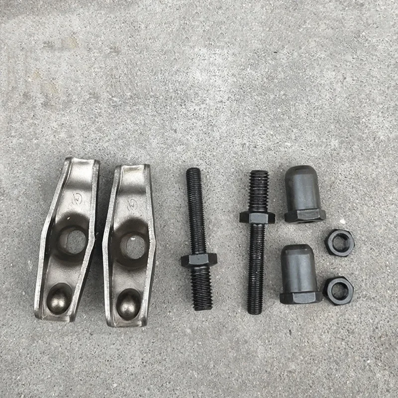 1 conjunto de placa guia de haste de pressão, braço oscilante de válvula, para honda 188 190 188f 190f gx340 gx390 gx420 5-8kw, substituição de motor