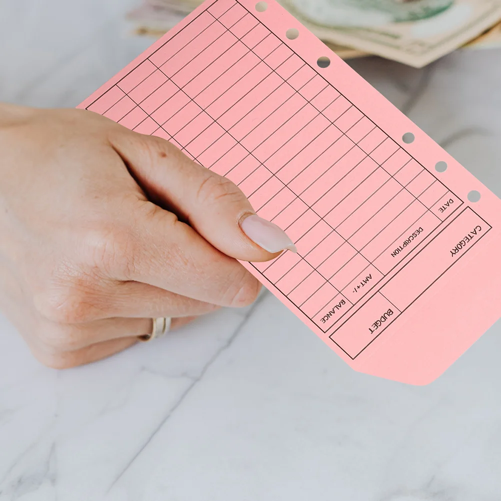 

36Pcs Color Kraft Paper Envelopes Reusable Budget Planner Sheets Holder Compact Money for Home Business