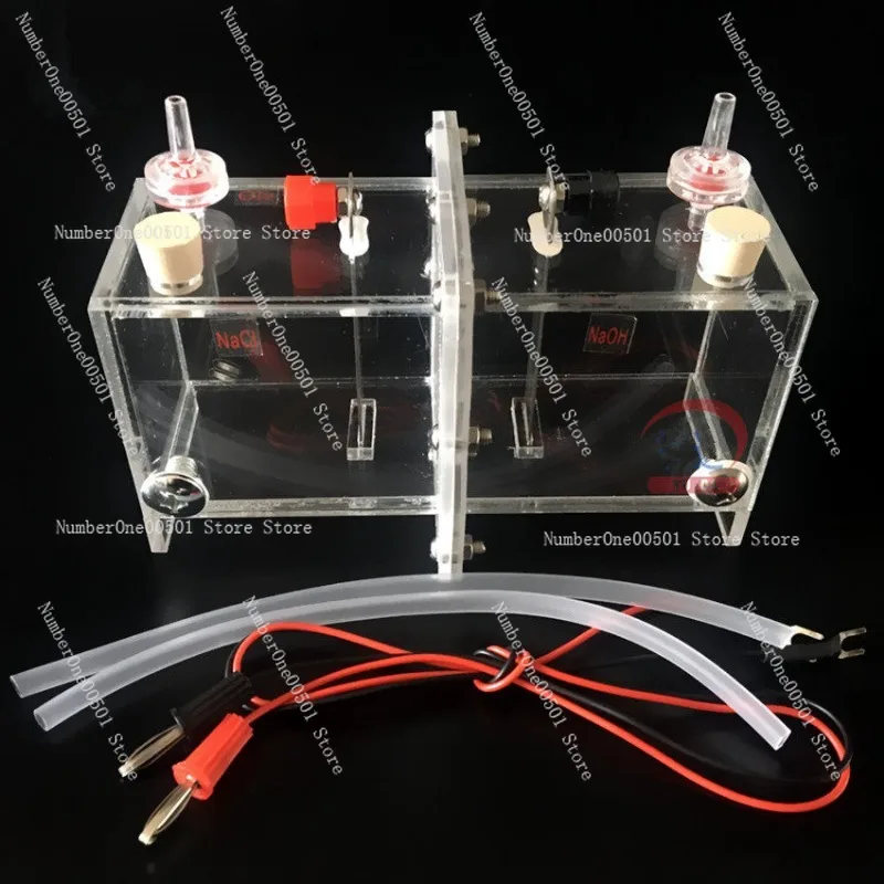 

26023 Electrolytic Cell Demonstrator Ion Exchange Membrane Alloy Electrode Chemistry Teaching Instrument For School Lab