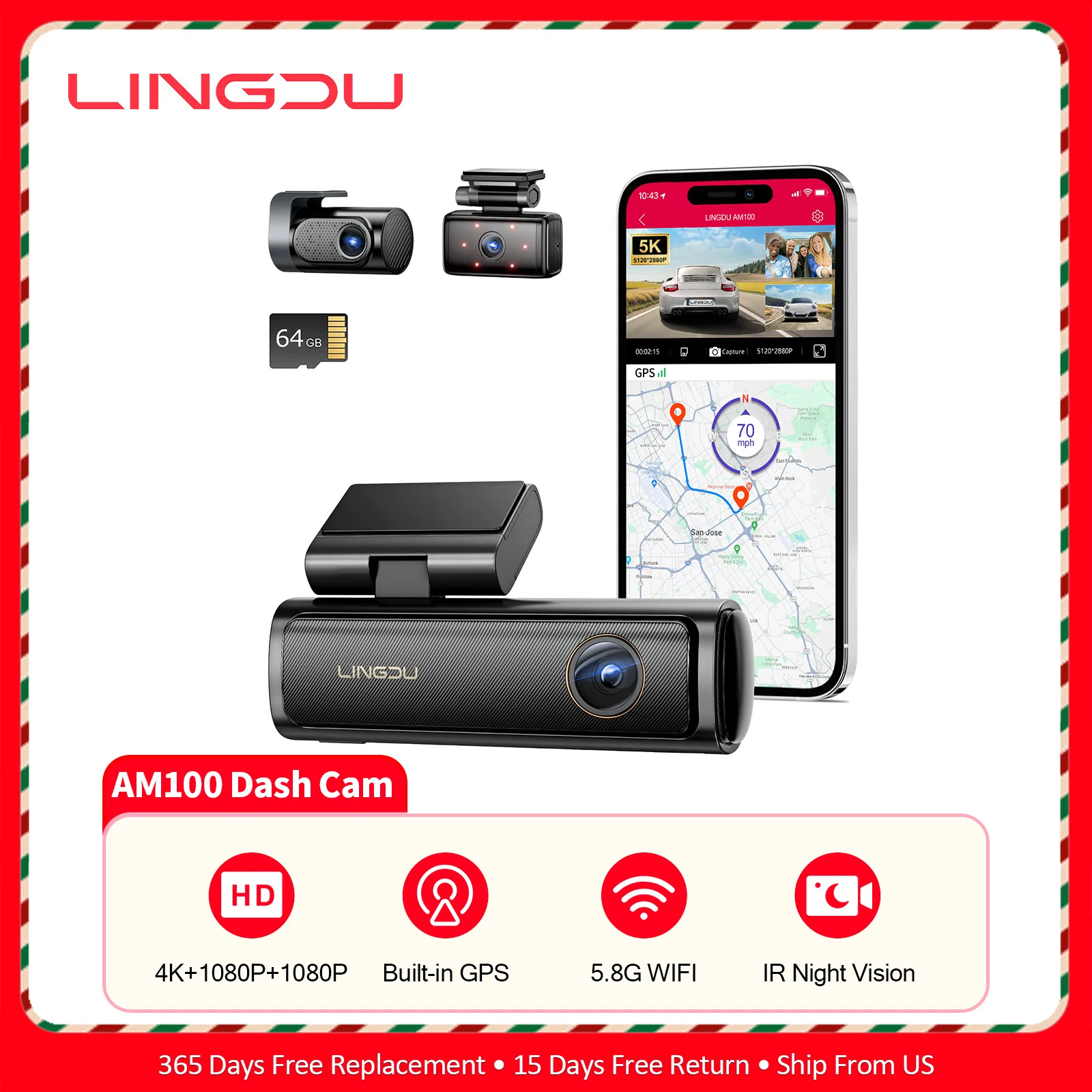 Lingdu AM100 4K Das…