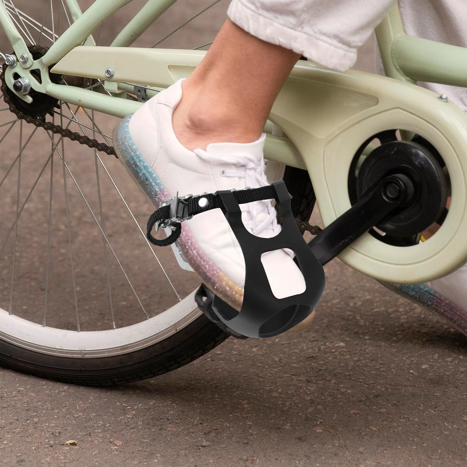 

1Pair Kids Bike Pedal Toe Cages Wide Stable Anti-Slip Replacement Cycling Accessories Road Mountain Bike Pedals