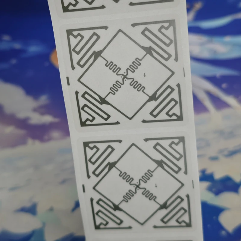 UHF RFID tag sticker NXP U9 50mm wet inlay 915mhz 900 868mhz 860-960MHZ EPCC1G2 6C smart adhesive passive RFID tags label