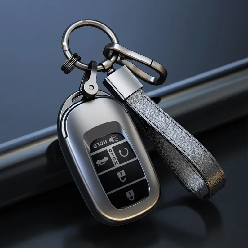

Car Flip Key Case Shell Cover For Honda CRV CR-V Fit Civic Accord HR-V HRV City Odyssey XR-V Shell Holder Protector Keychain
