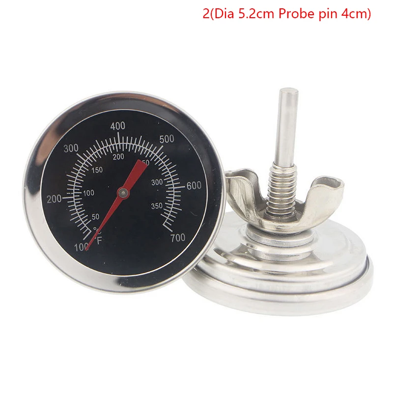 Stainless Steel Oven Thermometer for Kitchen Home Baking Household Cooking Temp Gauge 0-1000℃ BBQ Smoker Grill Thermometer
