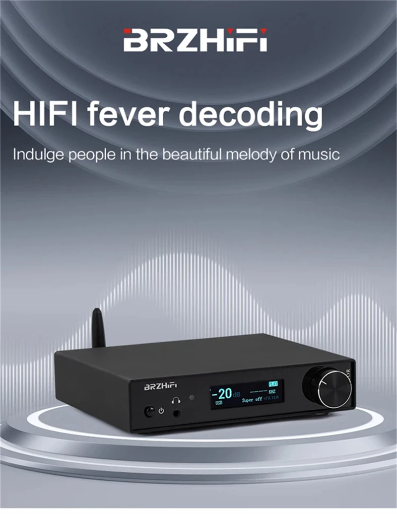 Weiliang SU10 HIEND AK4499 DAC Audio Decoder Bluetooth 5.3 DSD512,OPA1612*2.OPA604*2,TPA6120,USB-PC(OTG),Fiber Optic, Coaxial