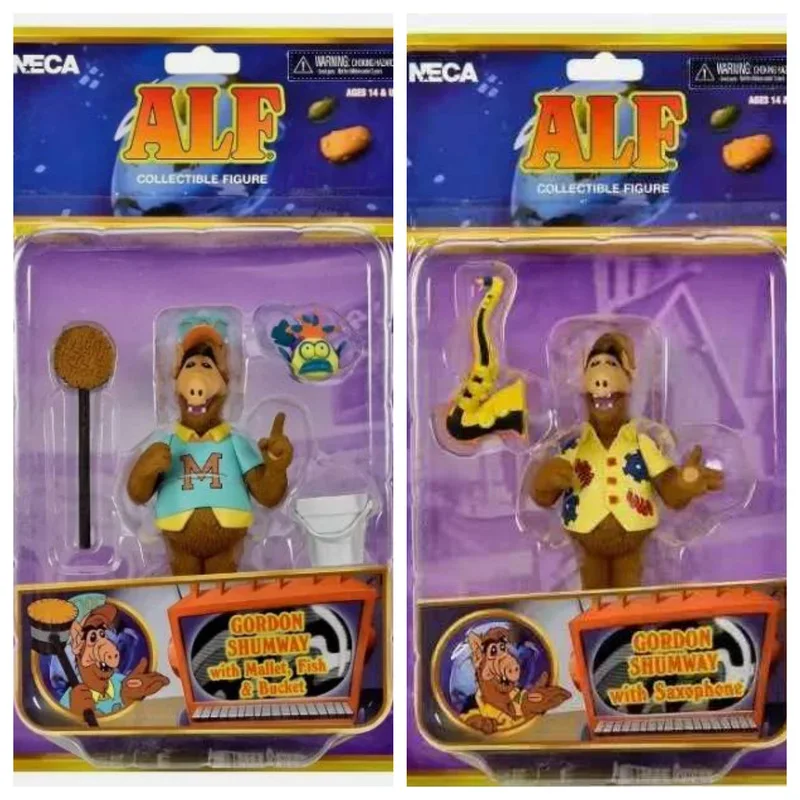 Figura Coleccionable NECA ALF de 3.75 Pulgadas en Blíster, Serie Clásica de TV Gordon Shumway para Coleccionistas Adultos, Decoración del Hogar