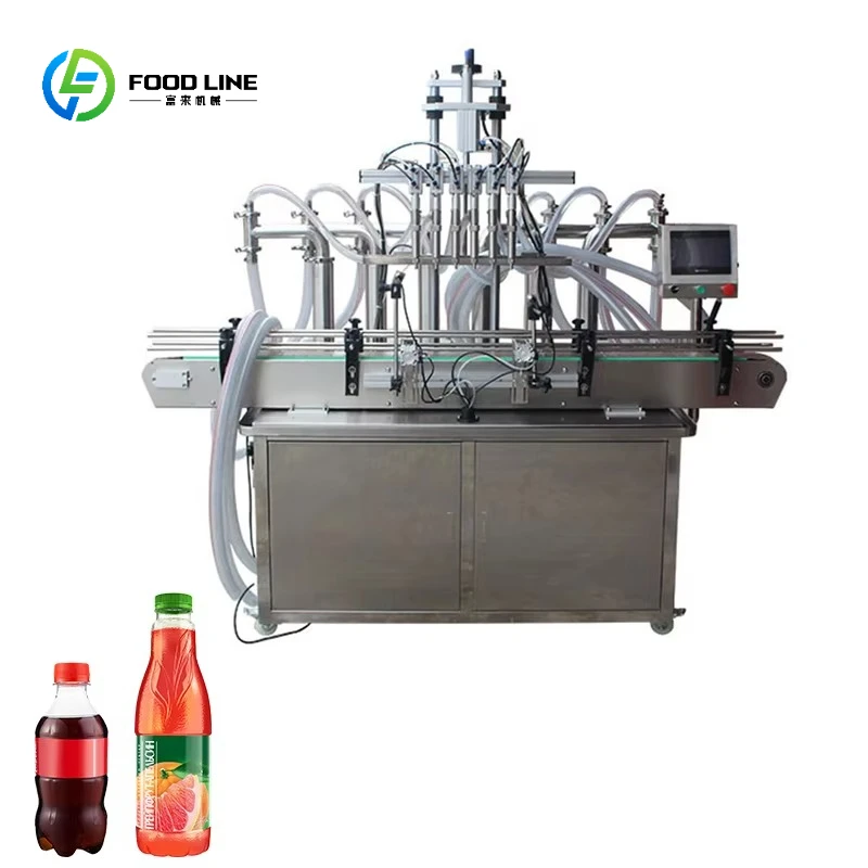 Automatic Bottling Fill Machine Cook Oil Juice Water Liquid Small Bottle Vial Filling Capping Labeling Machine Customized