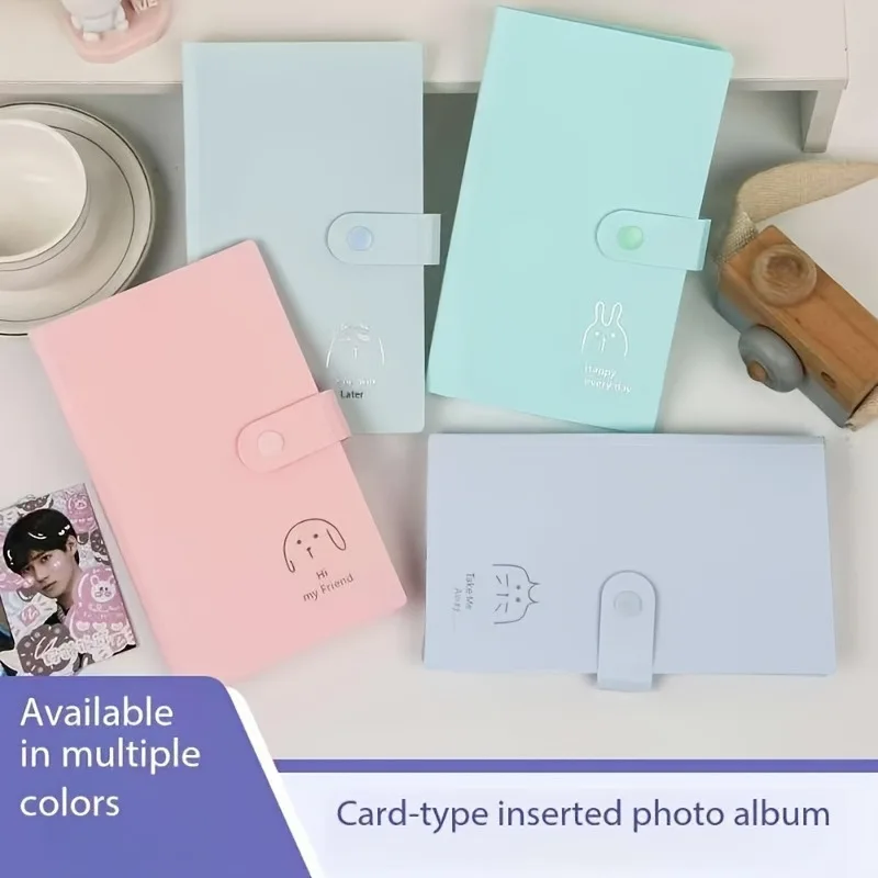 

120/240 Slots Cards Holder ID Business Card Bag Photocards Holder Collection Photo Album Book Ticket Holder Desk Organizer