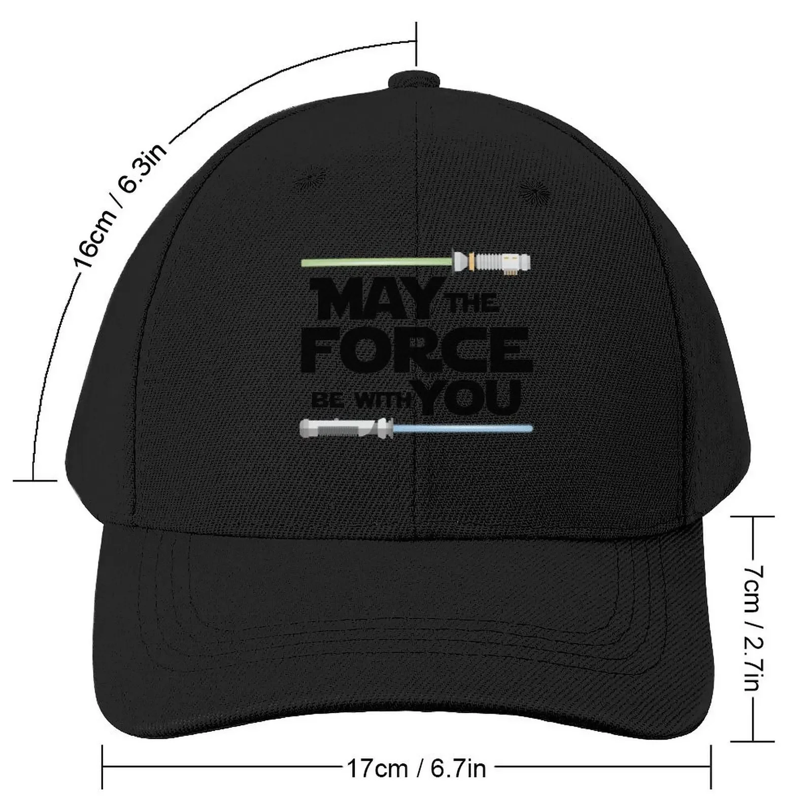 May The Force Be With You Sabers Baseball Cap New In Hat Sun Cap fashionable For Women Men's