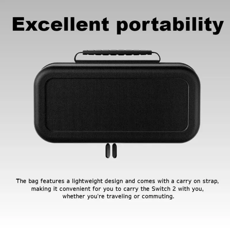 Handheld Player Storage Bag For Game Console Switch 2 Dustproof Portable Protective Bag EVA Handbag Bag With Screen Protector