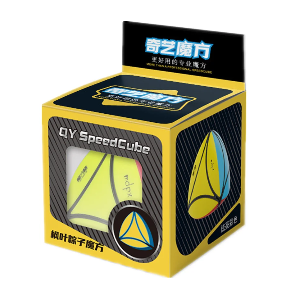 QiYi-Cubo Mágico sem Adesivo para Crianças, Cubo Mágico de Forma Estranha, Bolinho de Arroz, Brinquedo Educativo, Mastermonix, Presente Infantil