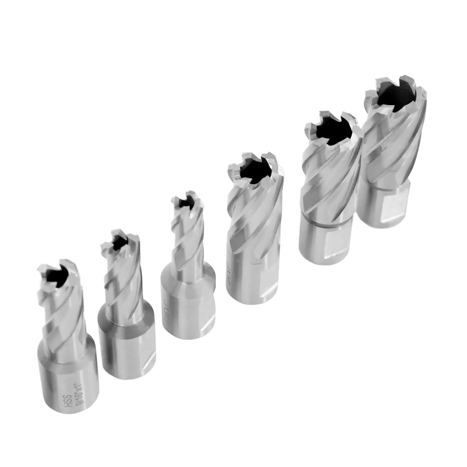 High Quality Annular Cutters Sets for Mag Drill 13-Piece HSS 1'' Cutting Depth 7/16
