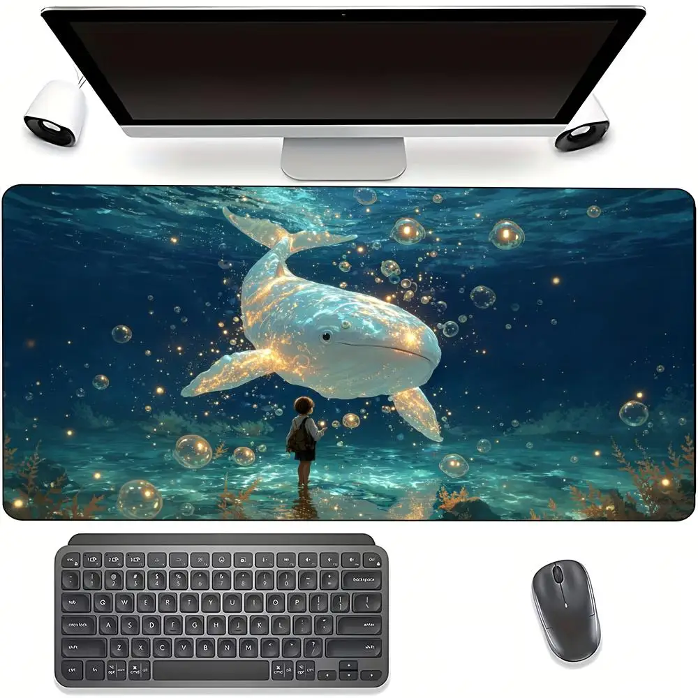 

Mouse Pad Large Gaming Mousepads Cushion MousePad Anti-Slip Rubber Base With Stitched Edge Non-slip Laptop Tablet Mat PC Playmat