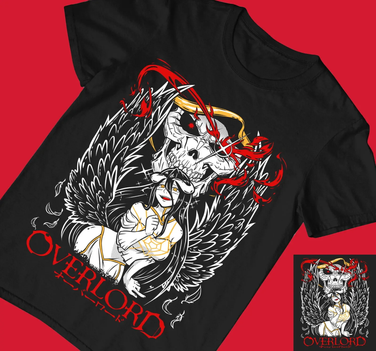 

Overlord Ainz Ooal Gown New Unisex T-shirt Albedo Overlord,Anime,Graphic tee