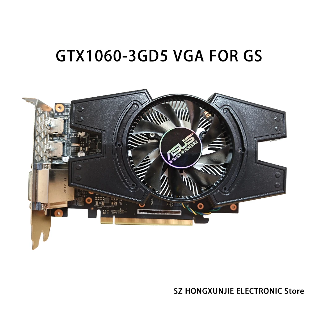 الرسومات PH GTX1050 2G PH GTX1050TI 4G GTX1050 2GB GDDR5 GTX1050-2GD5 VGA ل GS GTX1060 3GD5 6GD5 VGA ل GS المزدوج GTX1060 O3G