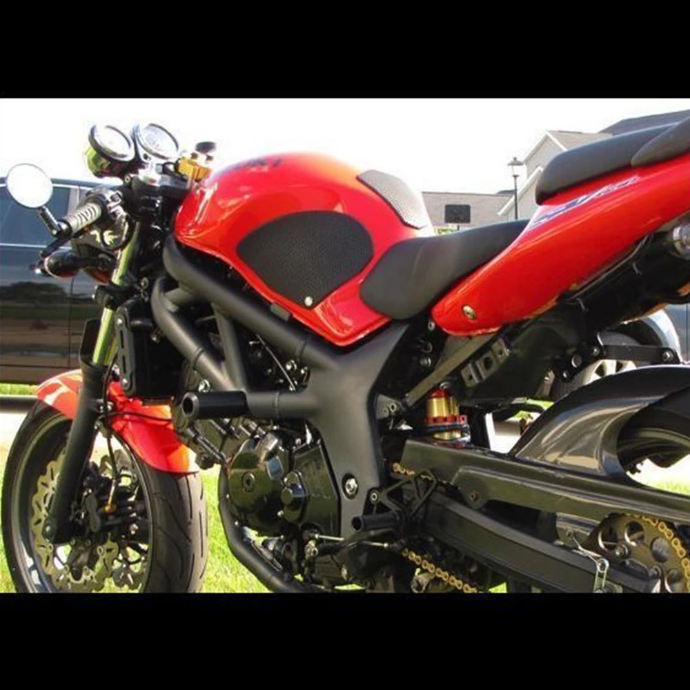 

Для Suzuki SV 650 1998-2002, SV650, SV650S, SV1000, SV1000S 1999-2002, SV 650, 1000: Боковые наклейки и противоскользящие накладки на бак для мотоцикла