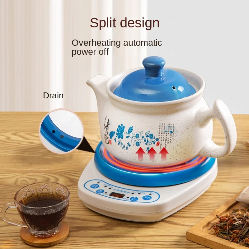 Pot de phytothérapie automatique, pot séparable à soupe lente, livres faciles, vie plus saine, 220V