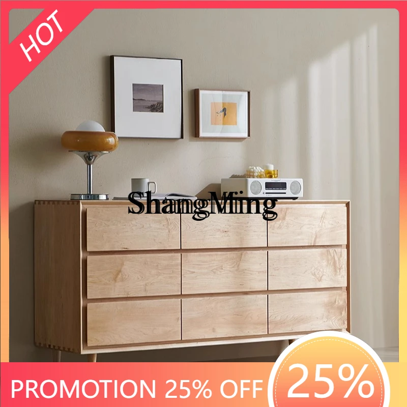 

ZYY Household Simple Solid Wood Storage Cabinet Bedroom Storage Simple Locker Entry