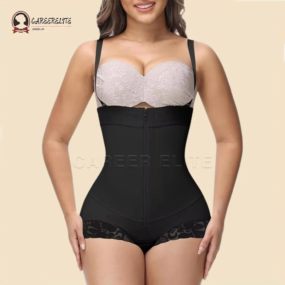 

Women's Corset Fajas Colombian Sheath Flat Belly Woman Tummy Control Sexy Curves Post Liposuction Invisible Bodysuits Plus Size