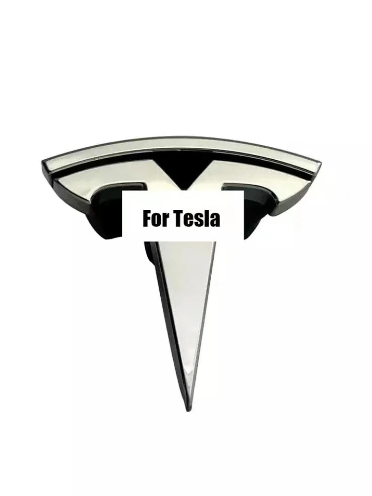 Front Bumper Emblem T Badge Logo For Tesla Model S 2016-2022 105368600F Car Accessories