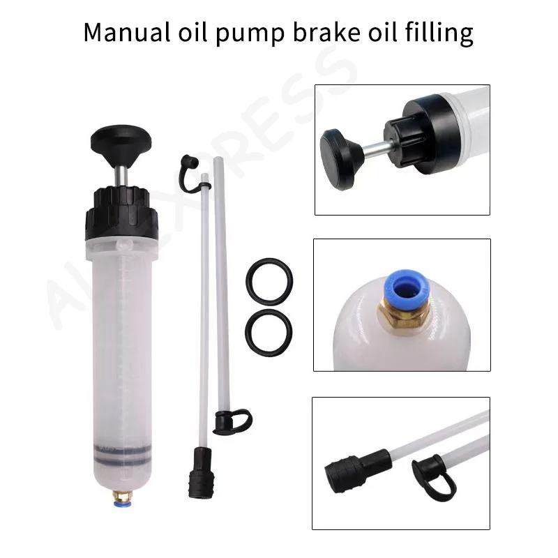 [G]Fuel Transfer Injecting Syringe 200CC 500CC Vacuum Brake Suction Pump for Small Machinery Car Oil Transfer