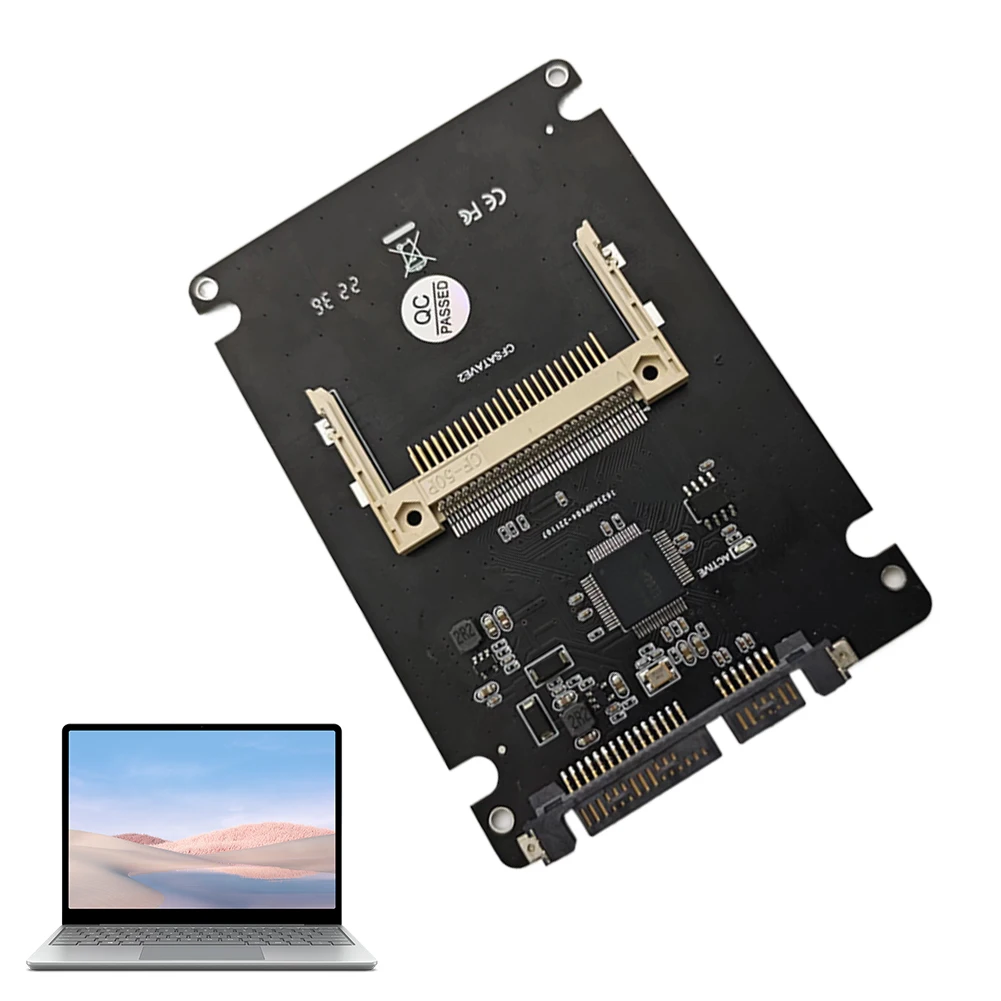 

CF Memory Card To 2.5/3.5 SATA Hard Drive Adapter Support CF I CF II CF To 2.5/3.5inch SATA Adapter Card for Laptop Desktop