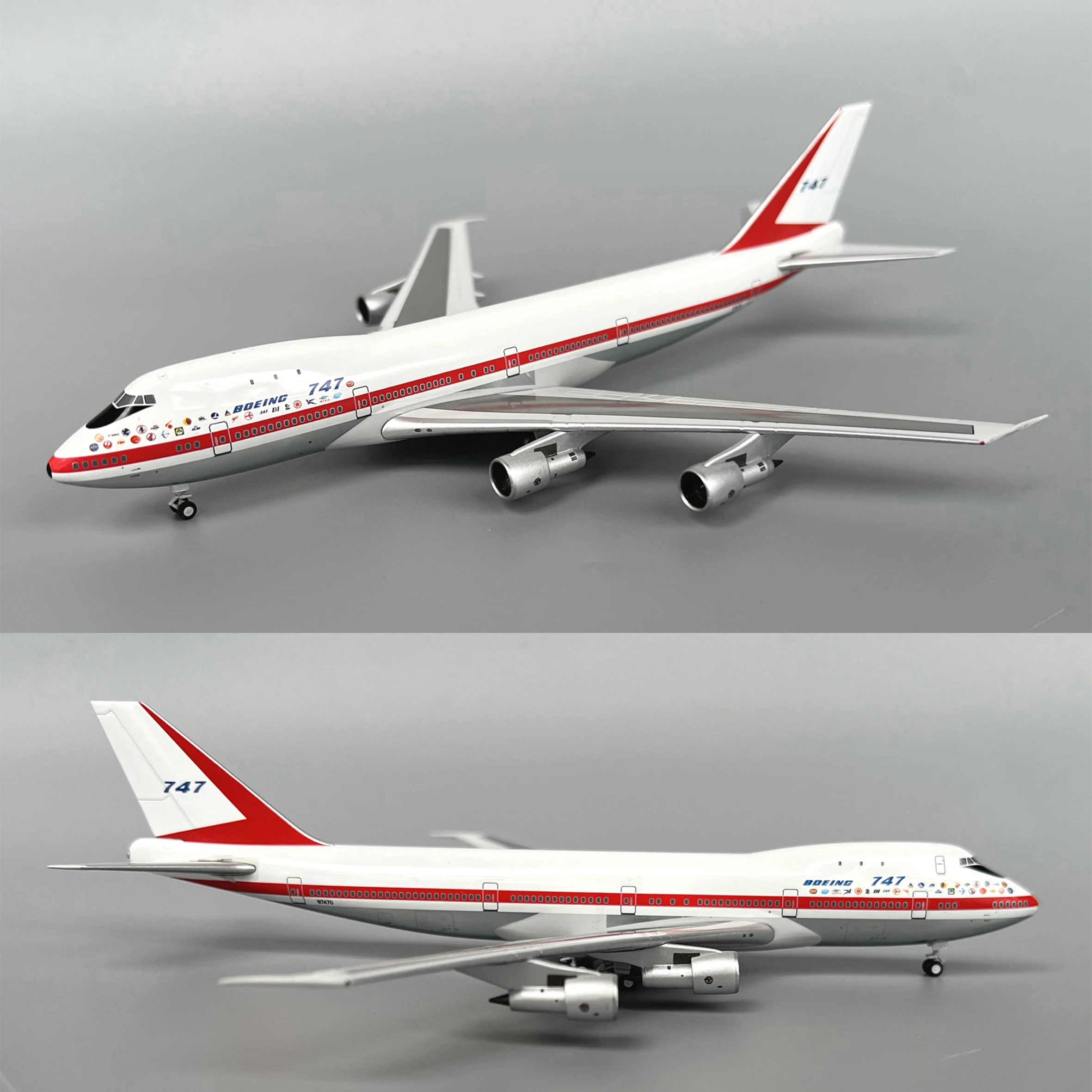 نموذج طائرة NGBOE001 ، N7470 الذكرى السنوية الخامسة ، نموذج جمع سبيكة تذكارية ، 1: 42 #1