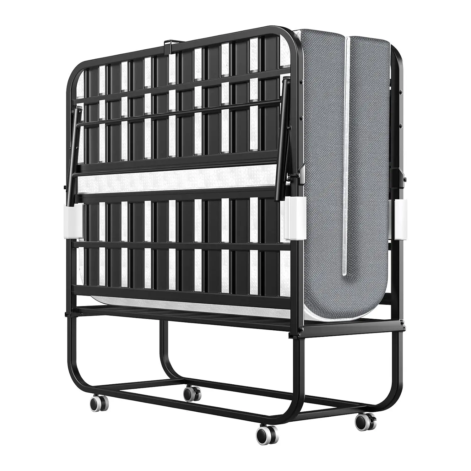 Folding Bed With Memory Mattress, 75