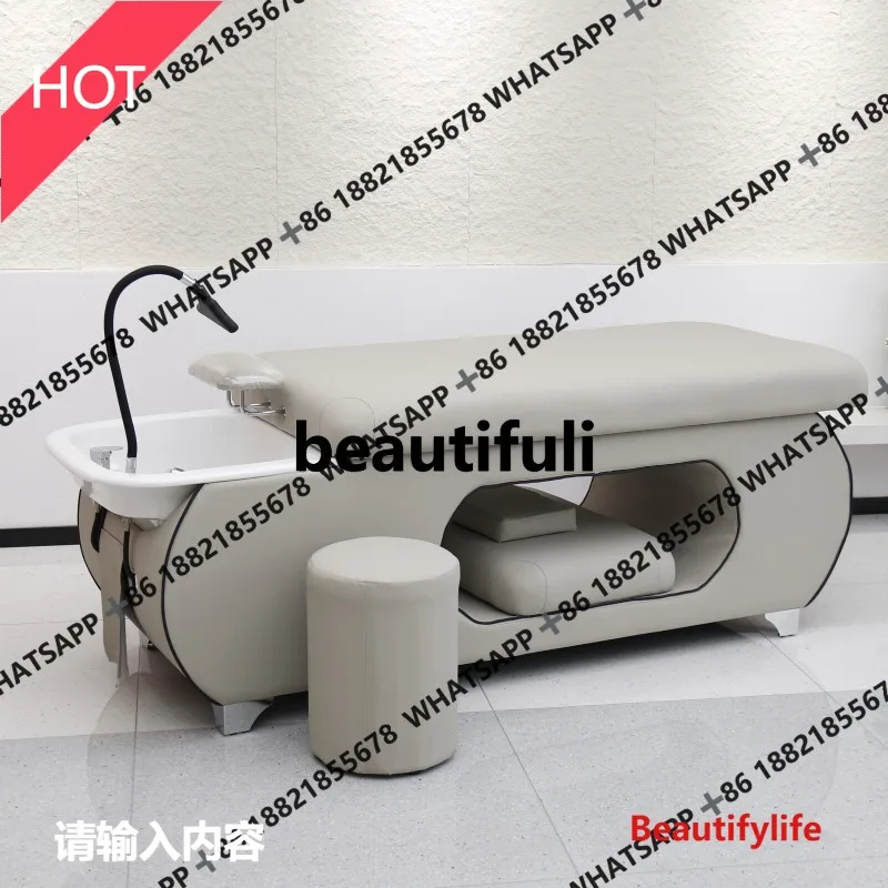 

3020 Новая модель, шампунь-кровать для парикмахерской, кровать для обработки головы с циркуляцией воды для фумигации