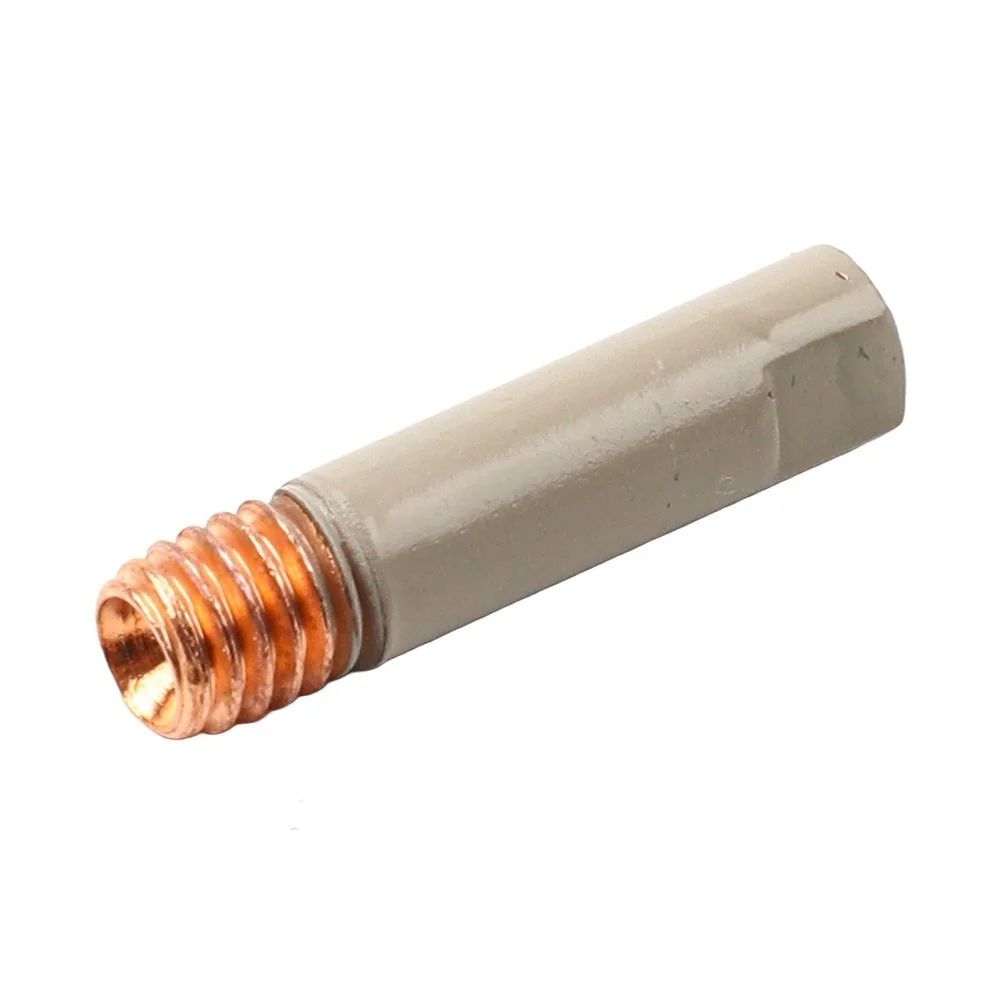20pcs For Mig Welder Welding Tips With Non-Stick Coating 1.0mm Copper Contact Tips Welding Tools Replacement Spare Parts