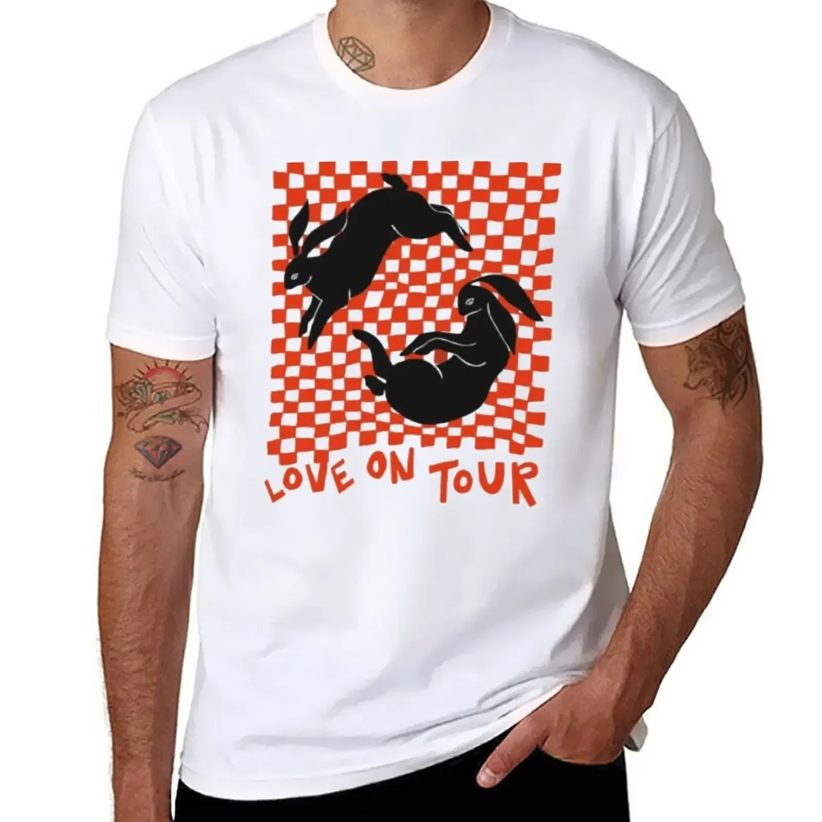 Camiseta Masculina Amor em Tour, Roupas 100% Algodão para Menino