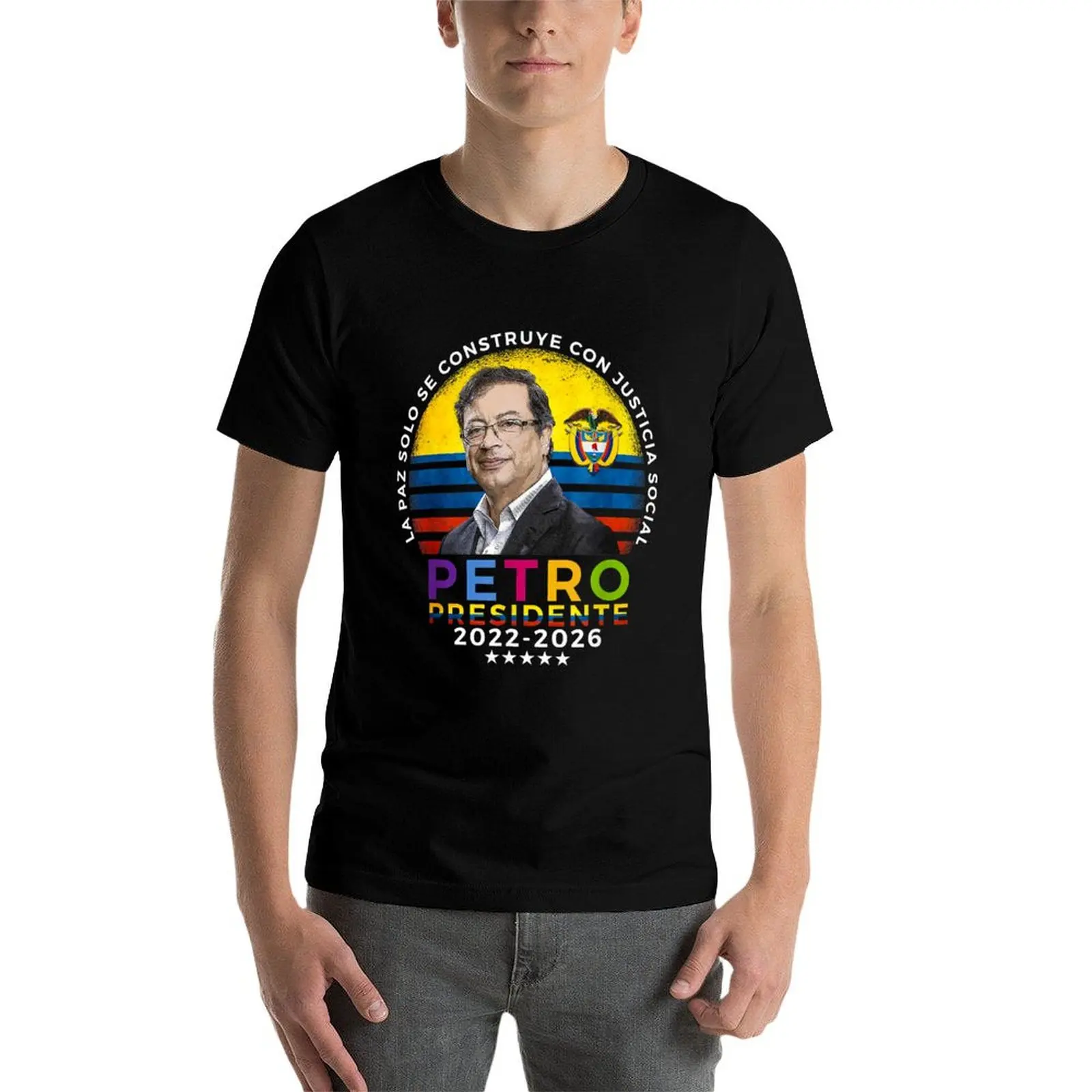 

Elecciones Colombia 2022 Petro Presidente T-Shirt cotton t shirts man 100% man t shirt designer funny t shirts man T-Shirt