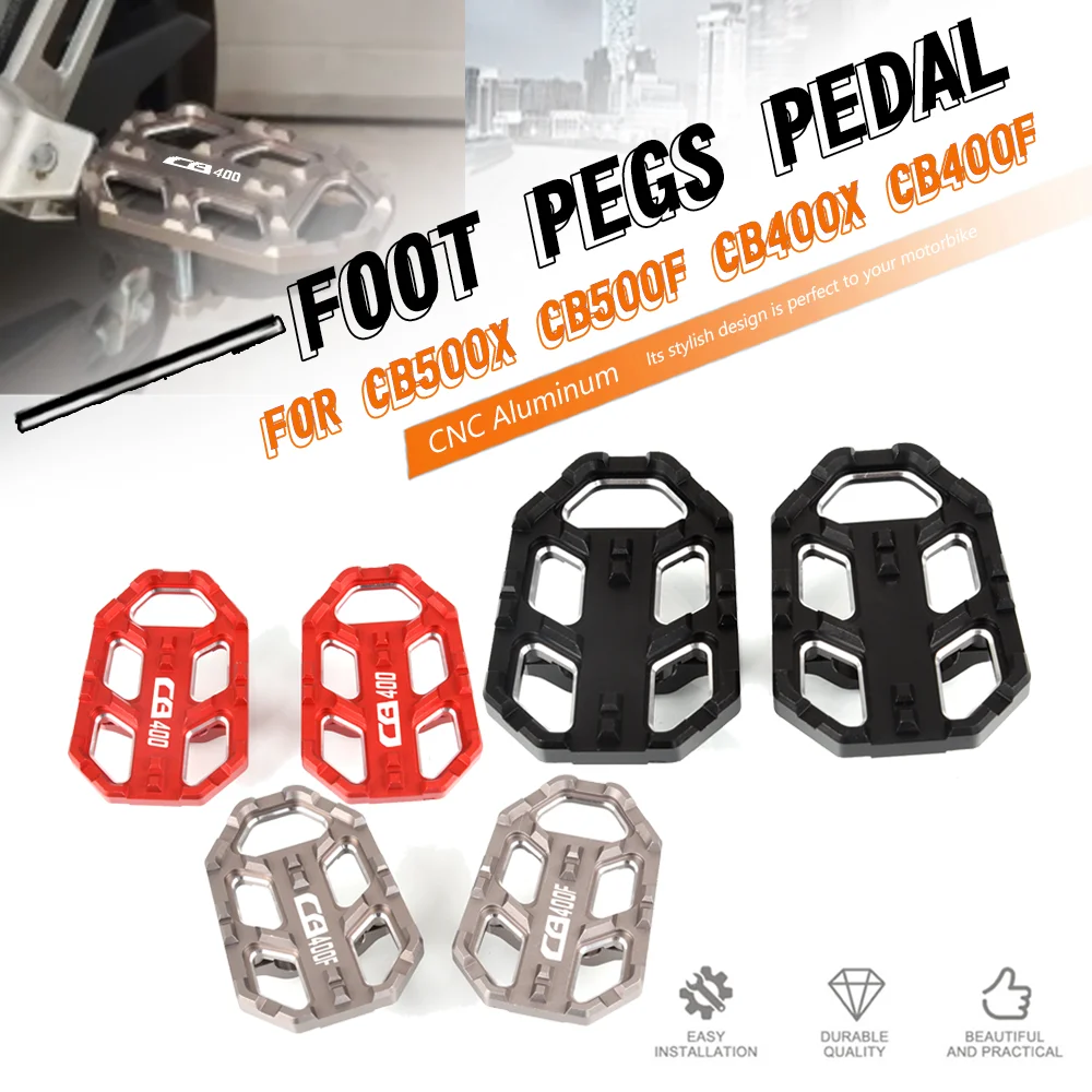 

FOR HONDA NC750X NC750S CB650R CBR650R Motorcycle Rear FootRest Footpegs Foot Pegs Pedals Enlarger Extension CB650 R NC 750X