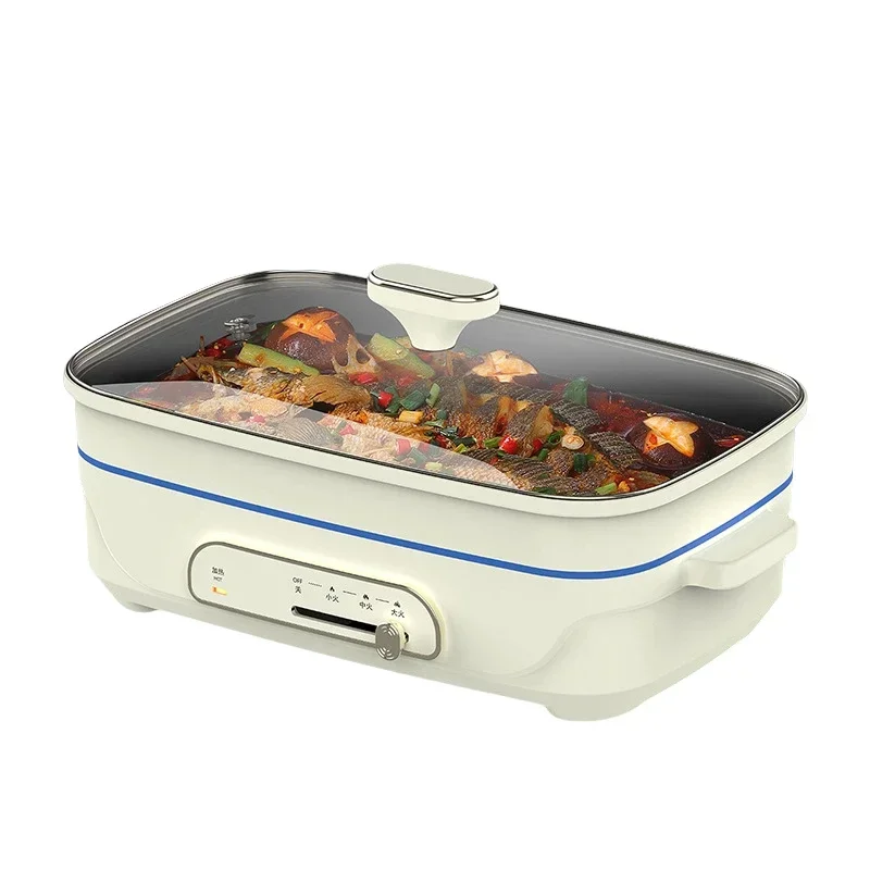 Barbecue Oven Huishoudelijke Spies Rookloze Kleine Barbecue Pan Grill Pan Multi-Functionele Vis Pan Oven Shabu Een Pot