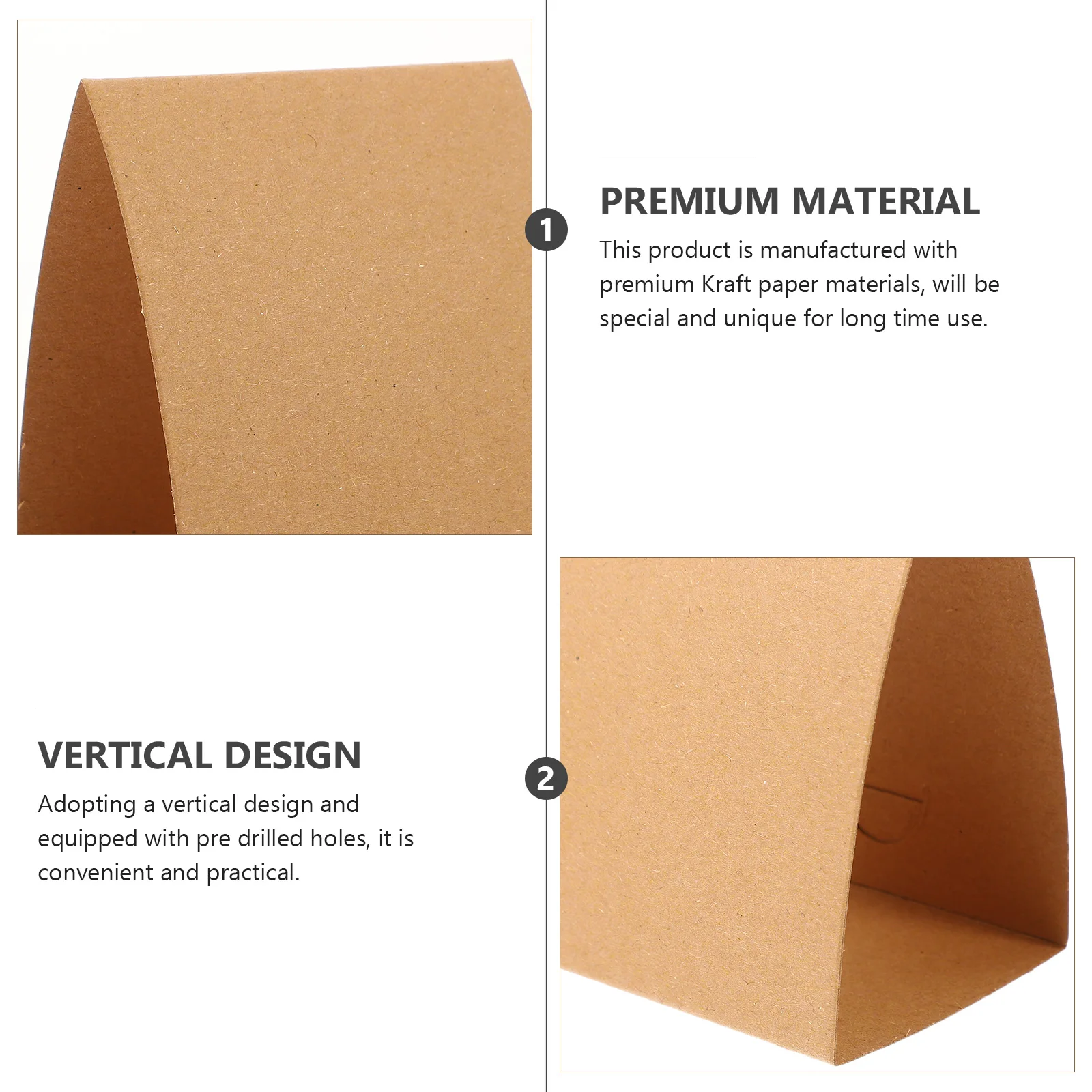 

100 Pcs Packing Card Earring Display Jewelry Cards for Selling Kraft Paper Packaging