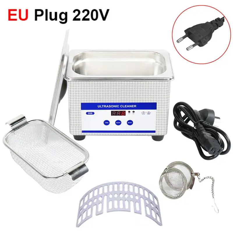 

Ultrasonic Cleaner Ultrasound Cleaning Machine for Glasses Jewelry Dentures Lens Cleaning High Frequency Ultrasonic Washing Bath