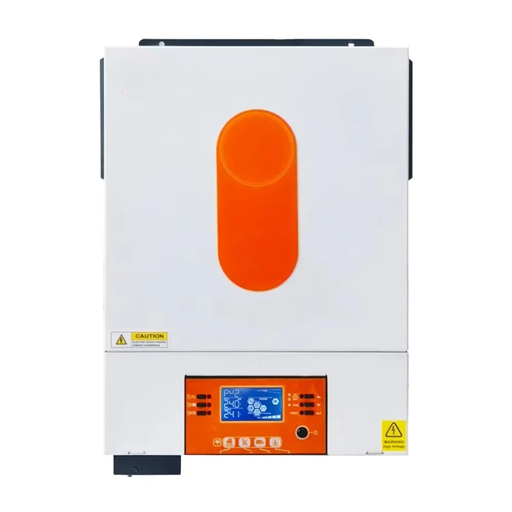 4k Solar Hybrid Inverter Dc to Ac Mppt Dual Output 24V 120A MPPT Pv Range 60-500 Built in Wifi 97% Efficiency Pure Sine Wave
