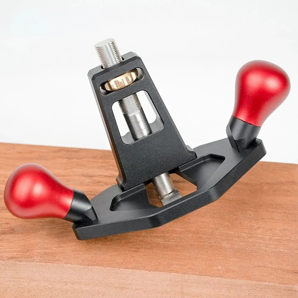 Router Plane Convenient Depth Adjusting Screw Nut Handheld Router Planer for Right Angle Tenon Shoulder Trimming Groove Slotting