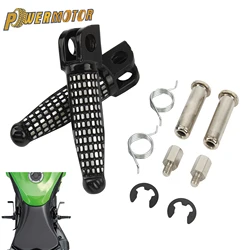 Powermotor 2003-2023 Motorcycle Front Footrest Foot Peg For Kawasaki Ninja ZX6R ZX636 ZX9R ZX10R Z1000 Z800 Motocross Foot Pegs