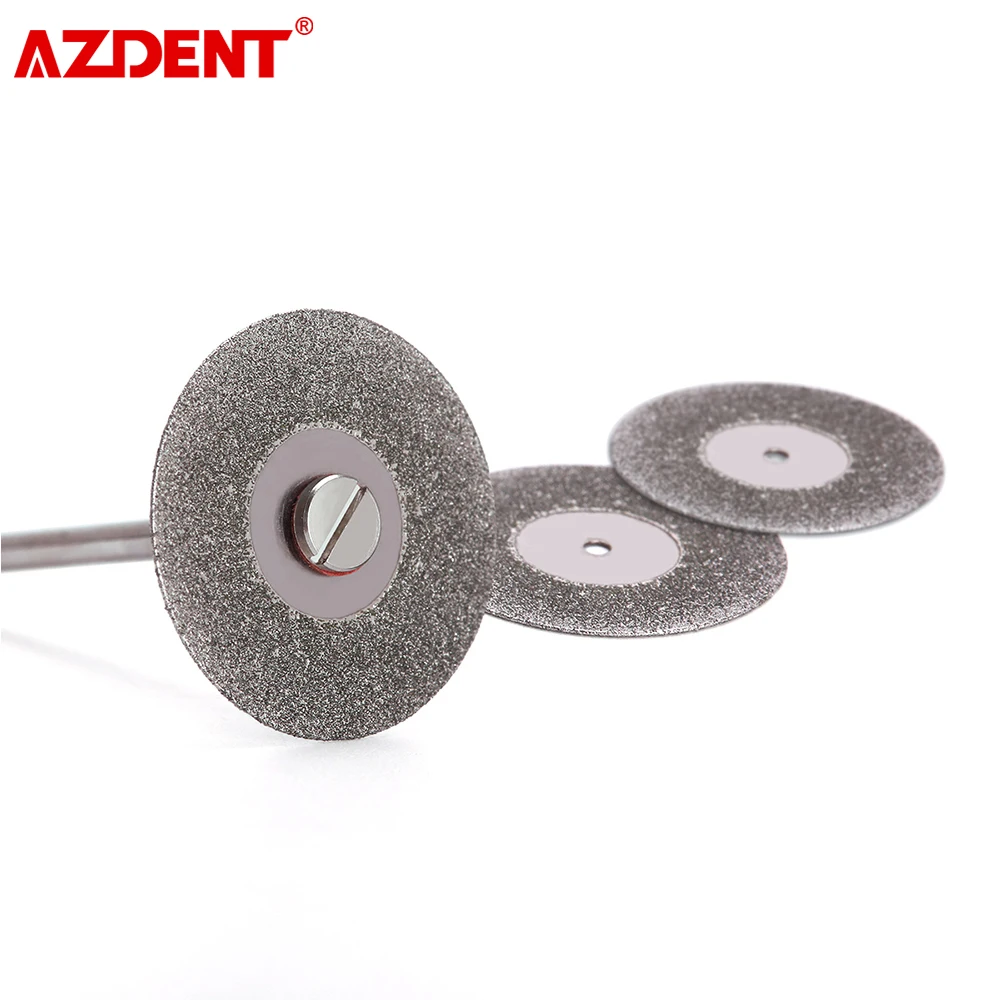 Dental Lab Diamond Disc Cutting Double Side Disk Tool for Polisher Machine Dental Polishing Head