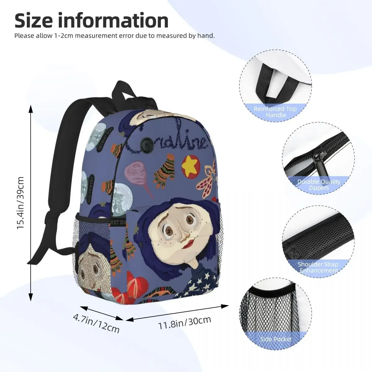 Feeling Blue At The Pink Palace Apartments Pattern Backpacks Boys Girls Bookbag Children School Bag Laptop Rucksack Shoulder Bag