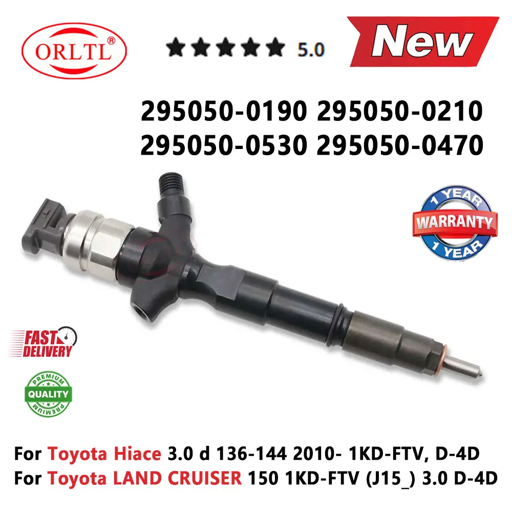 295050-0190 295050-0210 Diesel Injector Nozzle 9729505-047 DCRI300470 For Toyota Hiace 3.0 d 1KD D4D 295050-0530 295050-0470