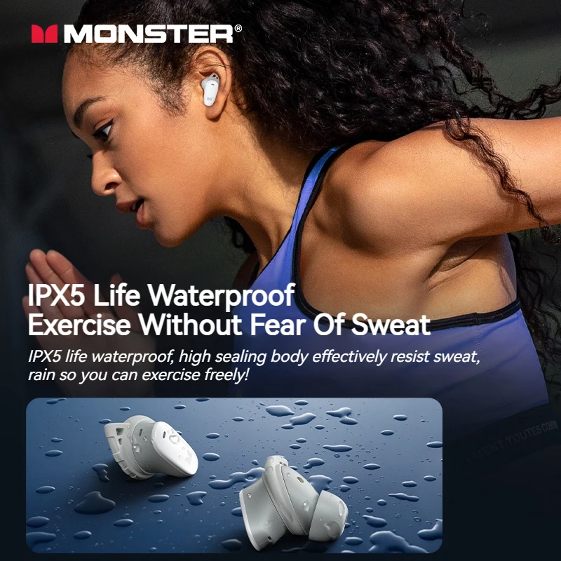 Monster N-Lite 206 Bluetooth Earbuds 5