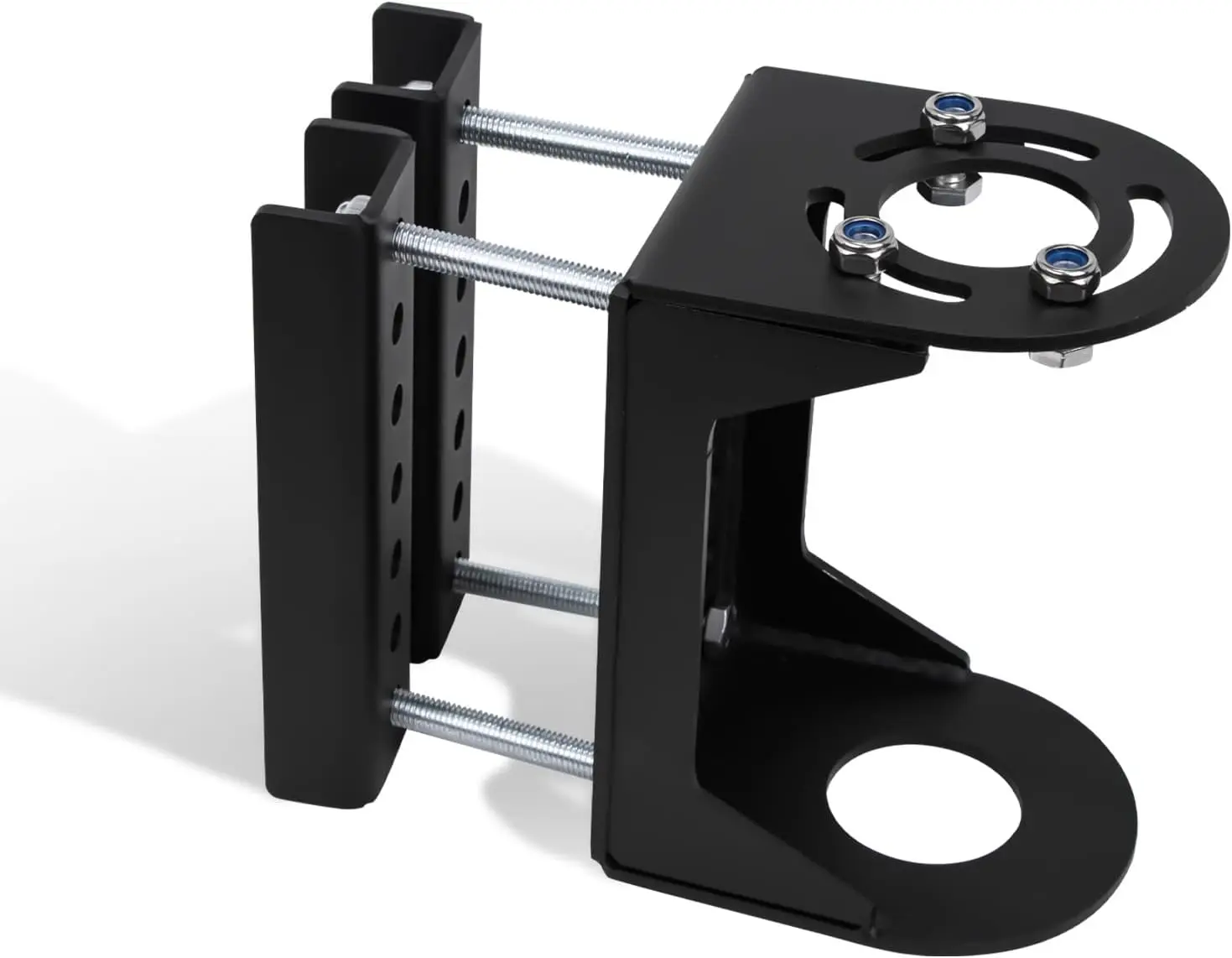 

Bolt-On Trailer Tongue Jack Bracket Kit, Black Steel, Fits 3-Bolt & A-Frame, Electric Jack Side Mount