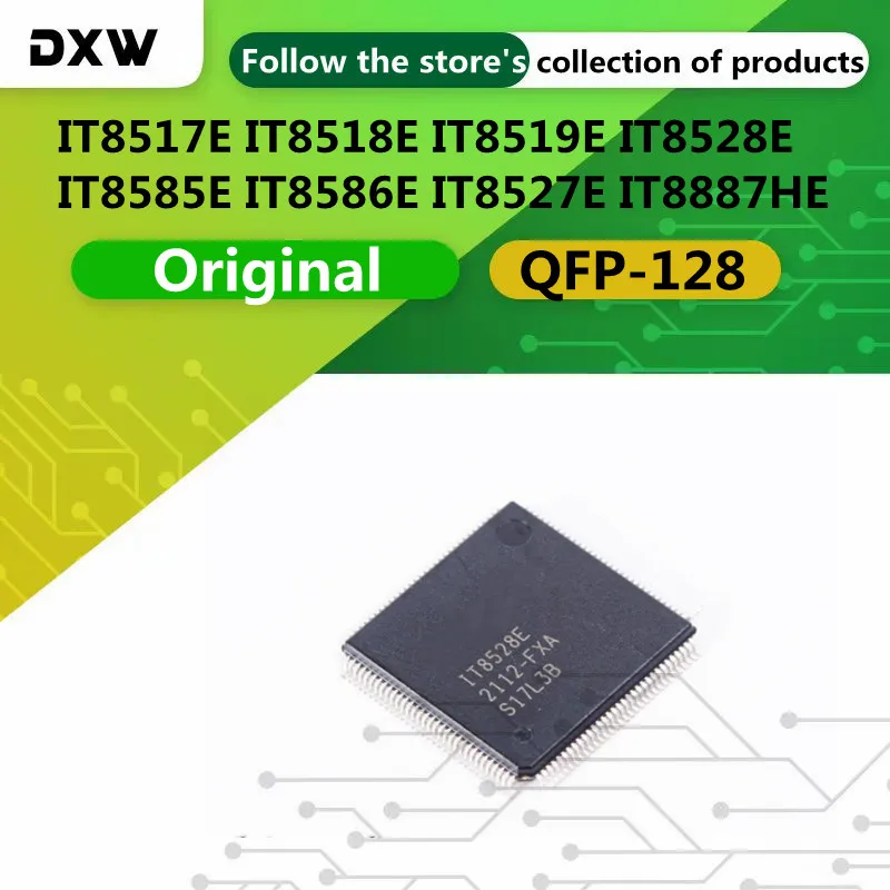 1pcs/Lot IT8517E IT8518E IT8519E IT8528E IT8585E IT8586E IT8527E IT8887HE QFP-128