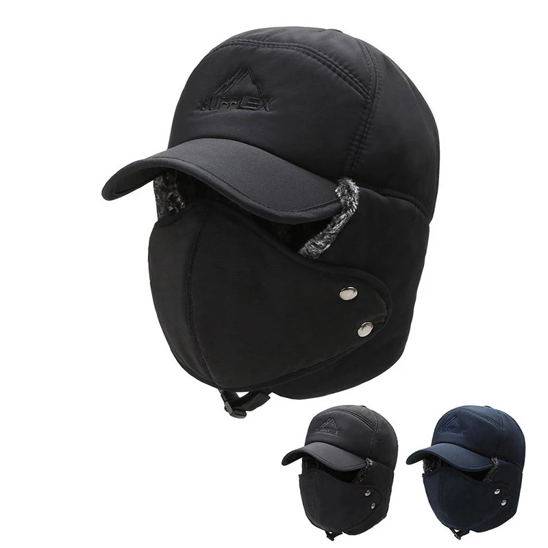 2023 winter hot selling thick warm cap men and women windproof outdoor riding mountaineering hunting ski fishing cap