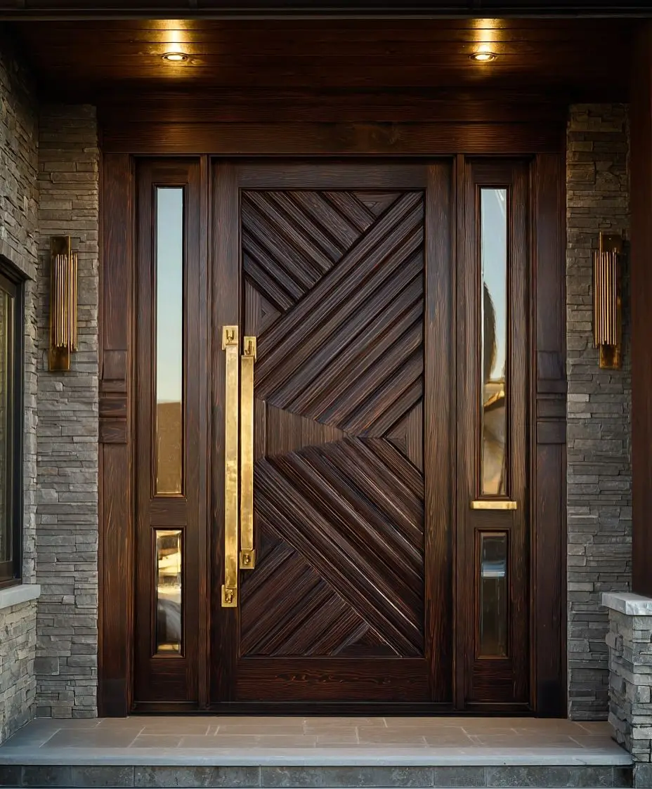 High-strength Anti-theft Exterior Door Waterproof Fire-rated Suitable for Residential Exterior Entrance Door Hurricane Resistant
