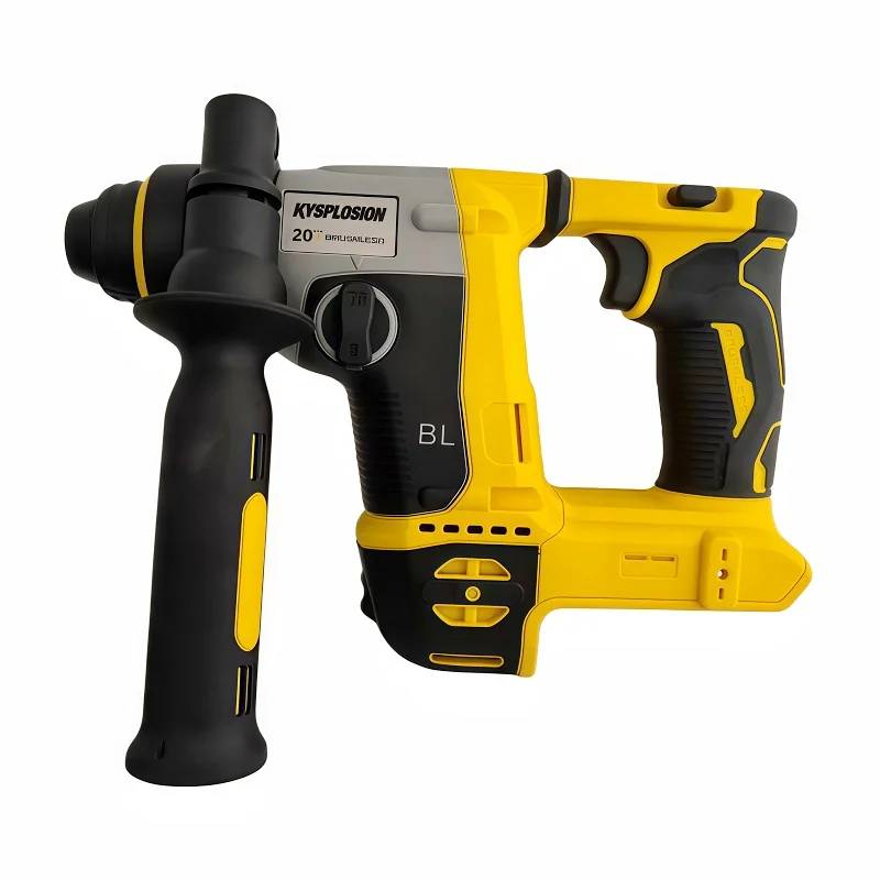 For DeWALT 20V Battery Cordless Brushless Rotary Hammer Drill SDS Impact Breaker Jackhammer 2 Modes for Concrete Metal